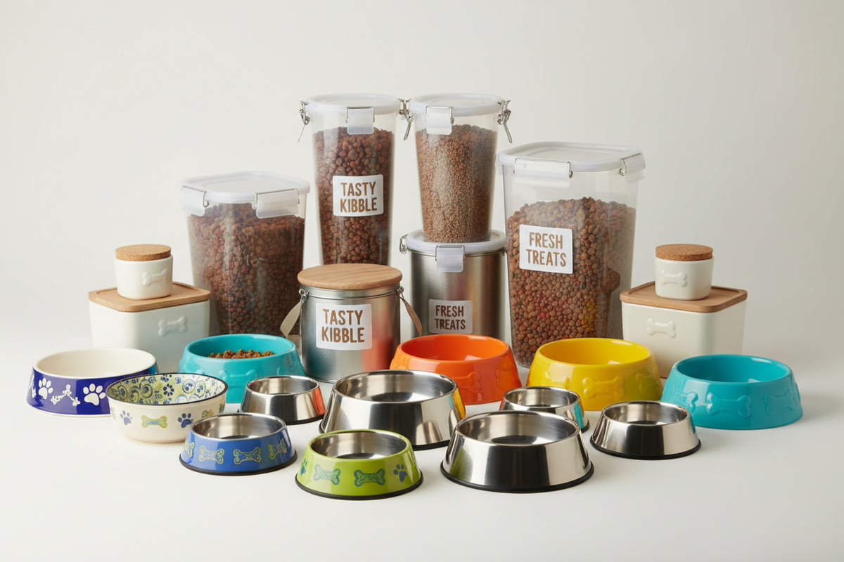 Pet Feeding Supplies for Easy Daily Mealtimes