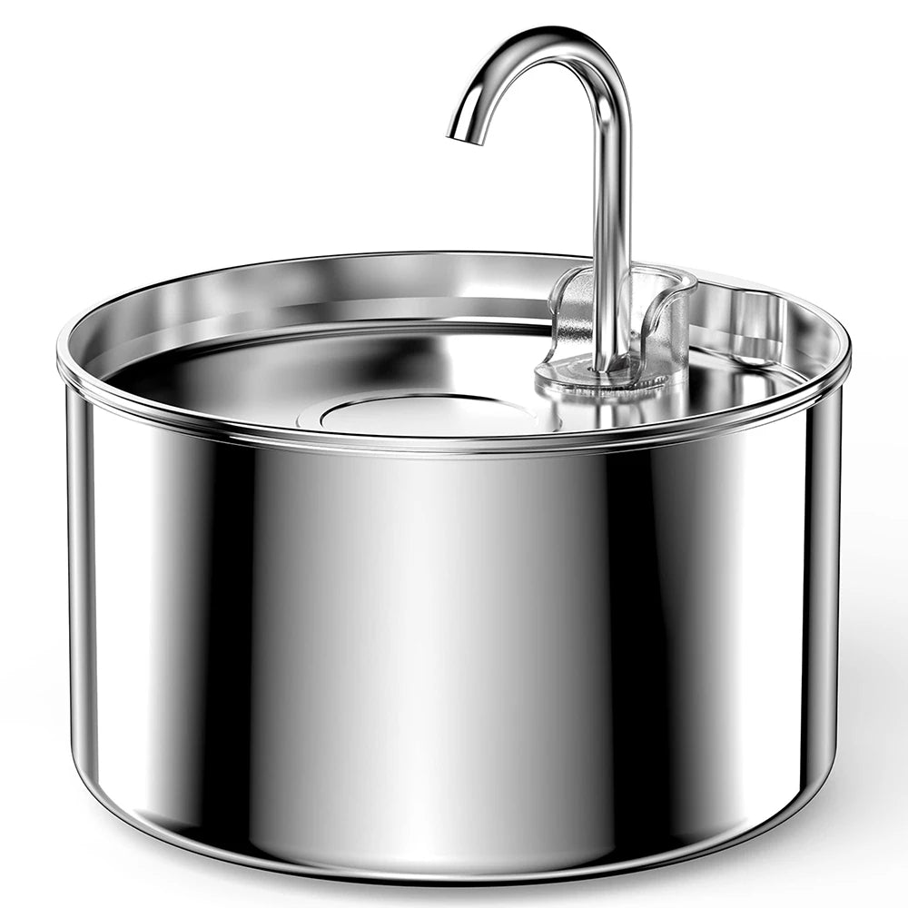 Stainless Steel Cat Water Fountain 2.2L/74oz