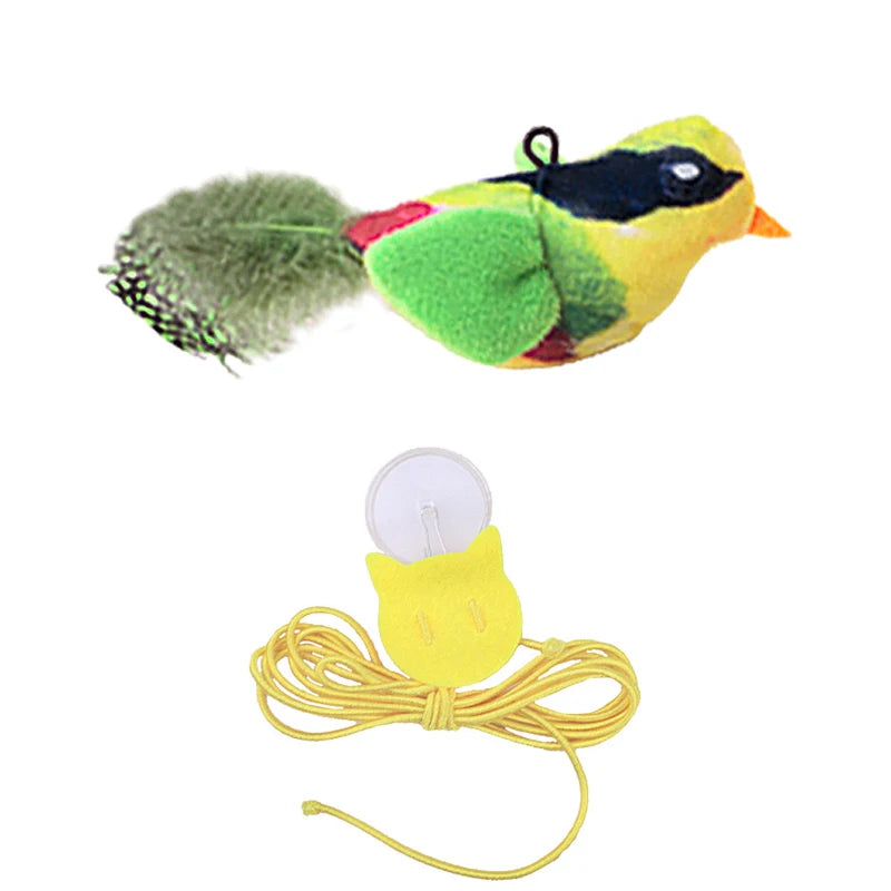Lifelike Bird Cat Teaser