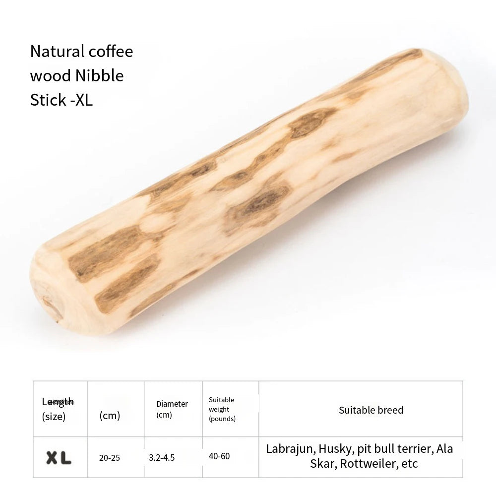 Coffee Wooden Dog Chew Stick for Dogs