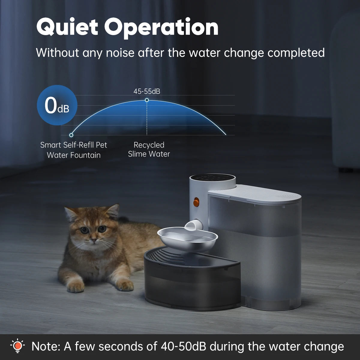 Stainless Steel Bowl Water Dispenser for Pets