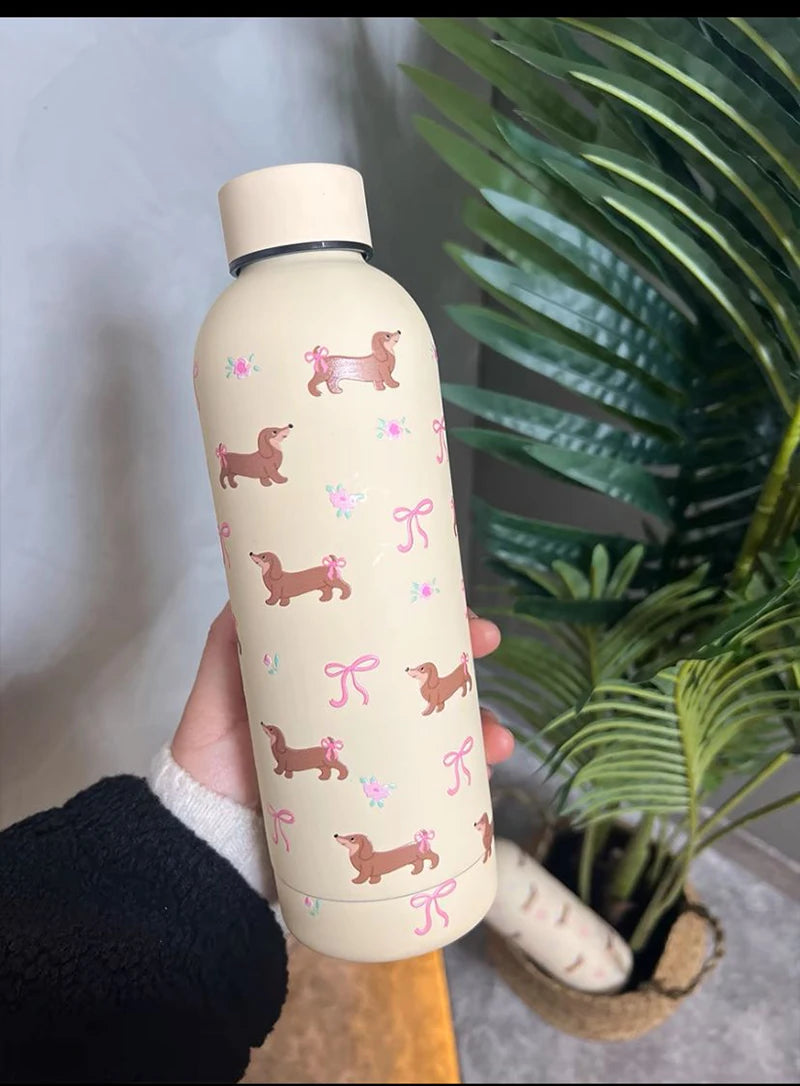Dachshund Puppy Stainless Steel Thermos & Thermal Water