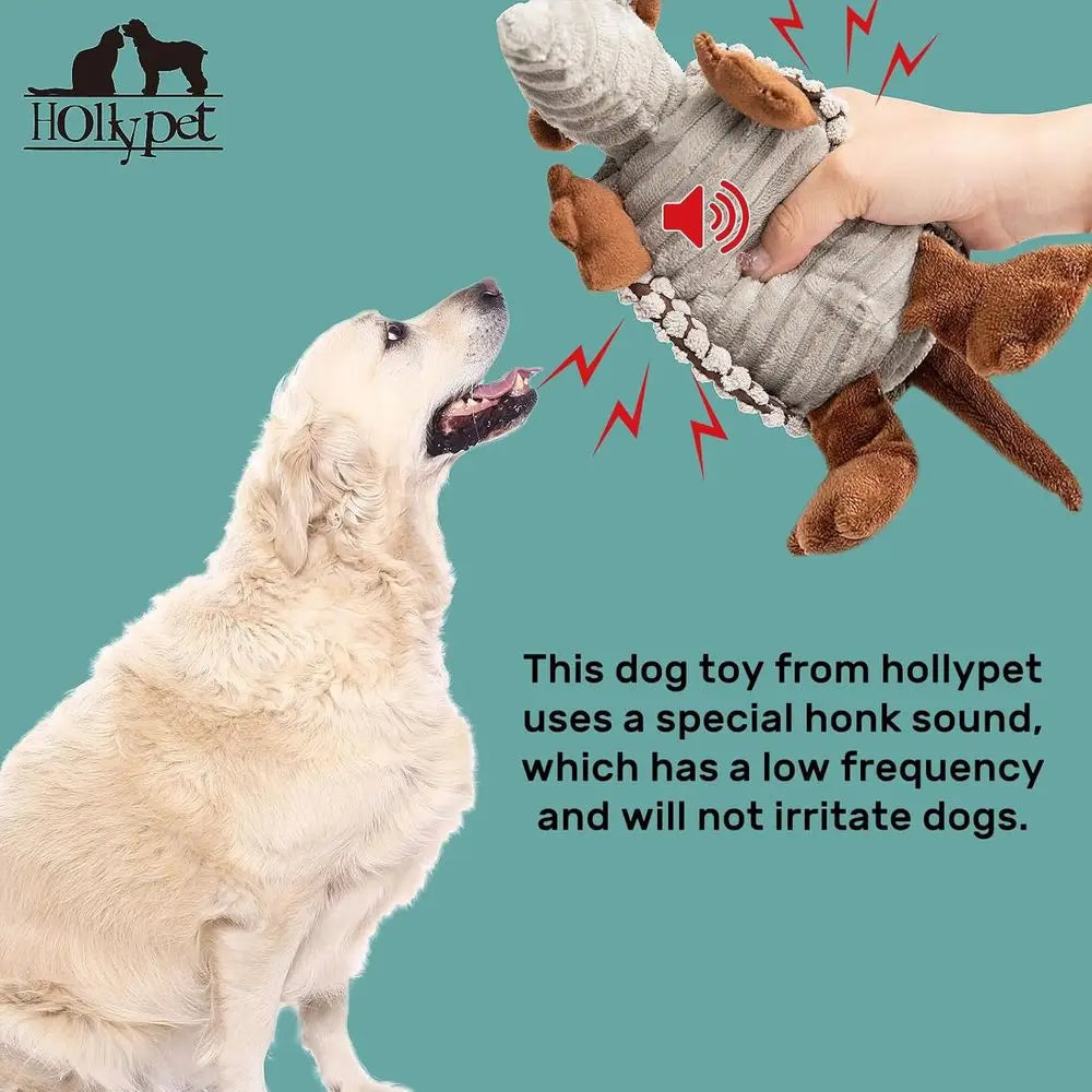 Armadillo-Inspired Squeaky Dog Toy