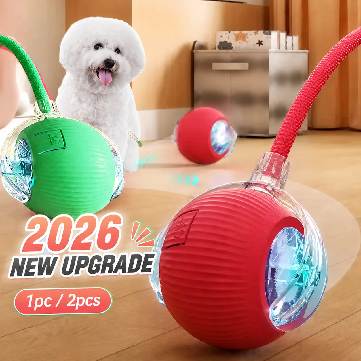 Automatic Rolling Dog Ball Toy for Interactive Play