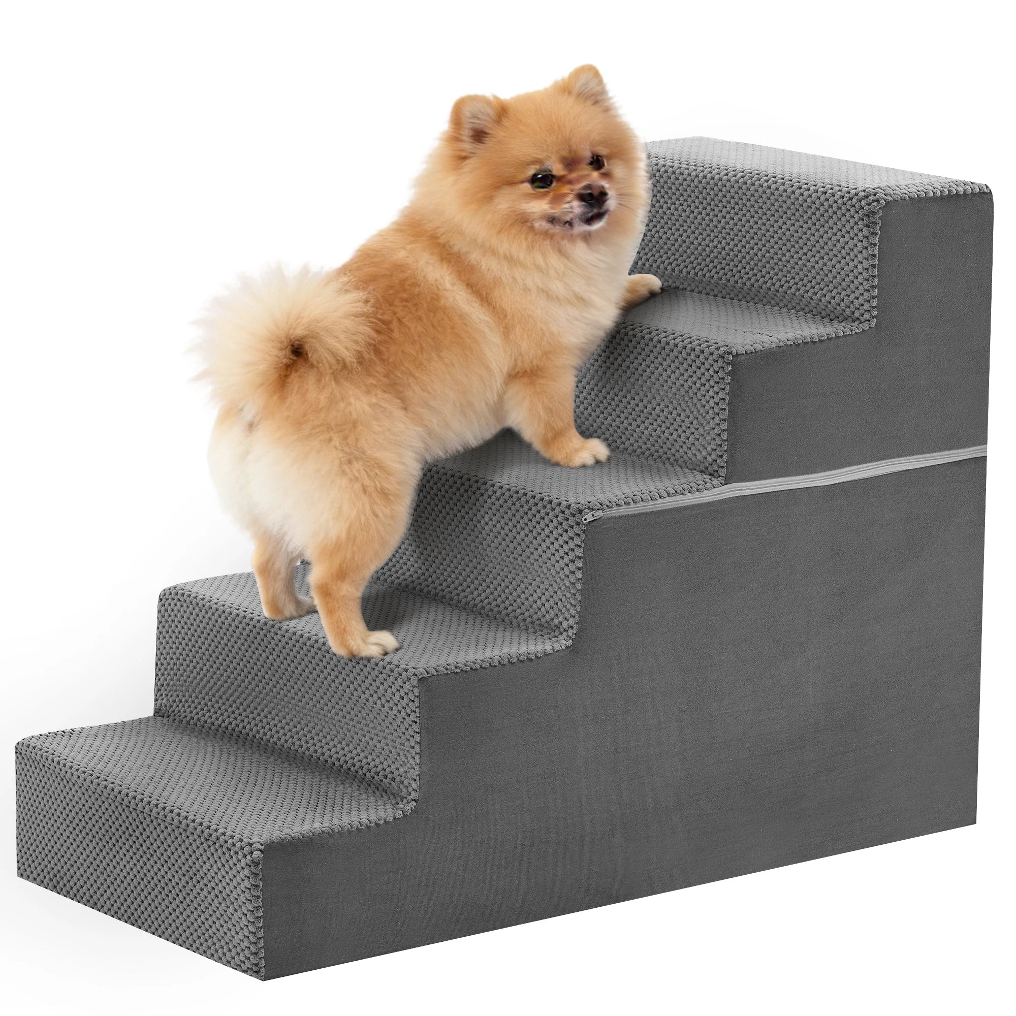 Right Angled Foam Dog Stairs Ramp for Small Dogs