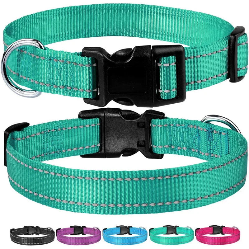 Adjustable Reflective Dog Collar Strap for Dogs