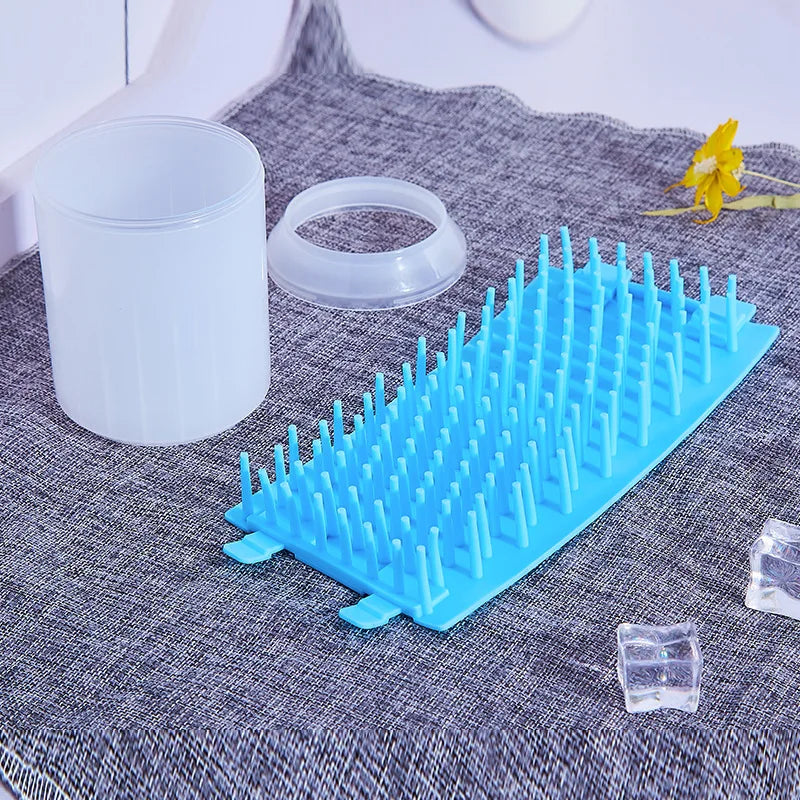 Dog Paw Cleaner Cup Soft Silicone Combs for Dogs