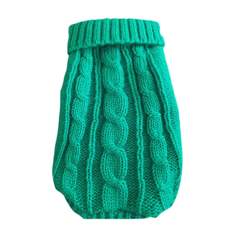 Winter Knitted Sweater for Small Dogs, Medium Dogs & Puppies.