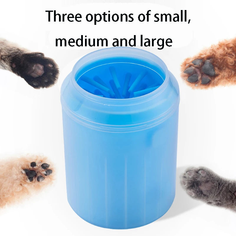 Dog Paw Cleaner Cup Soft Silicone Combs for Dogs