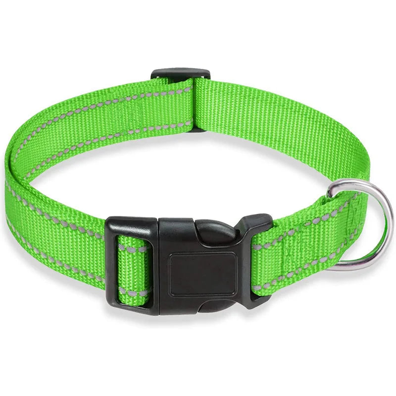 Adjustable Reflective Dog Collar Strap for Dogs