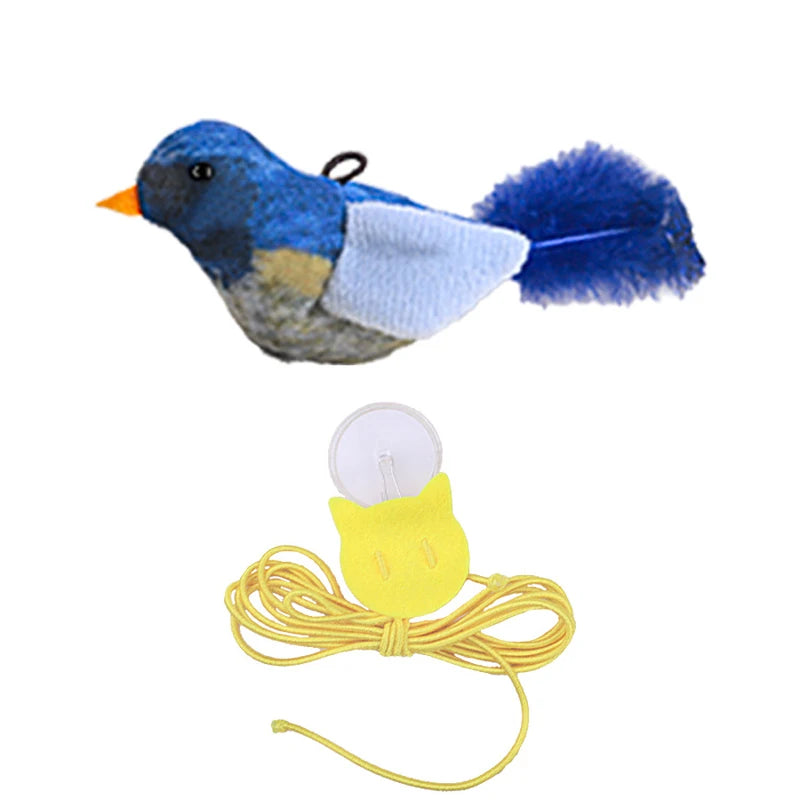 Lifelike Bird Cat Teaser