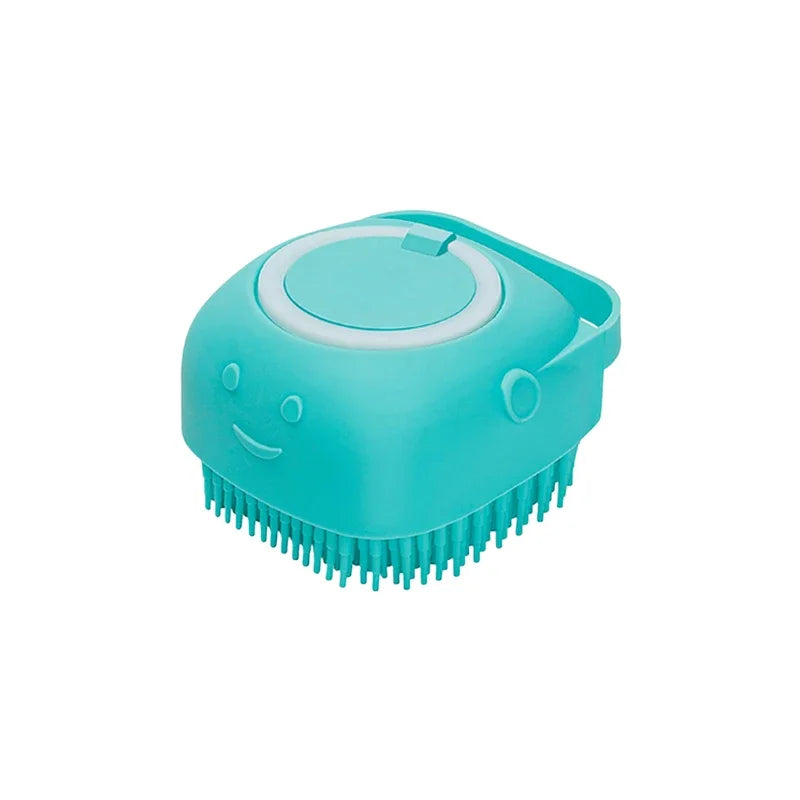 ep 7 — Image Alt Tag  Pet Bathing Brush with Shampoo Dispenser for Dogs