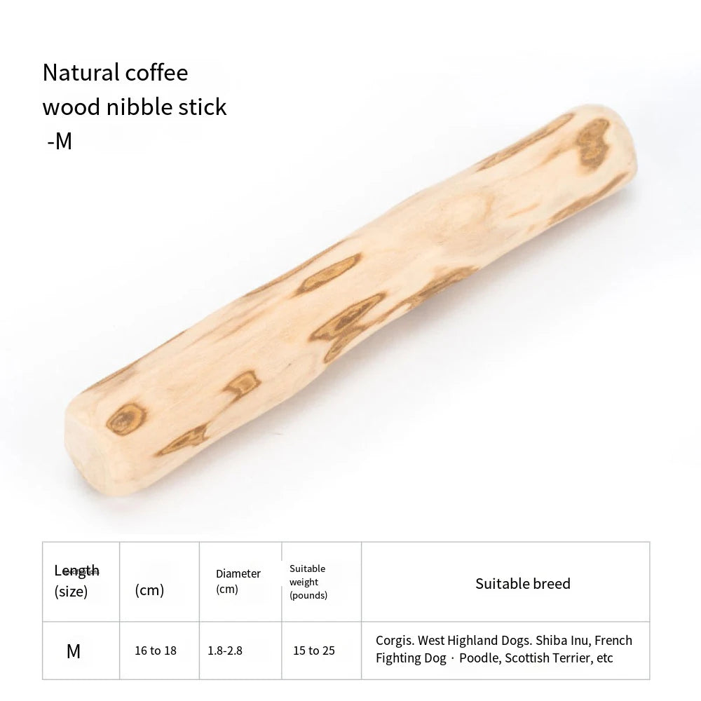Coffee Wooden Dog Chew Stick for Dogs