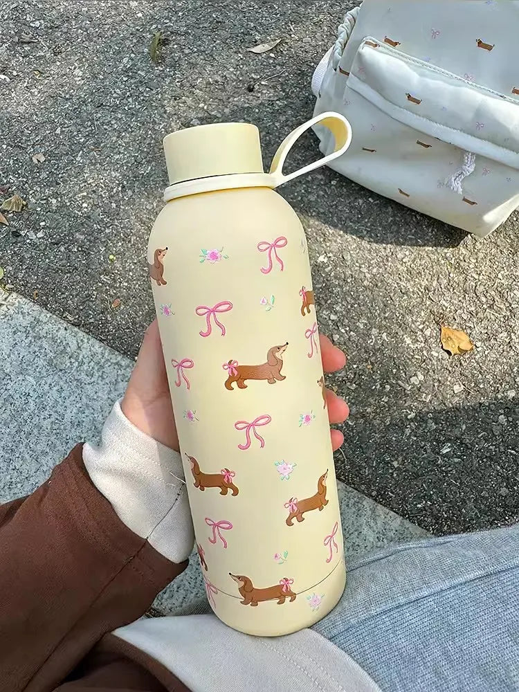Dachshund Puppy Stainless Steel Thermos & Thermal Water