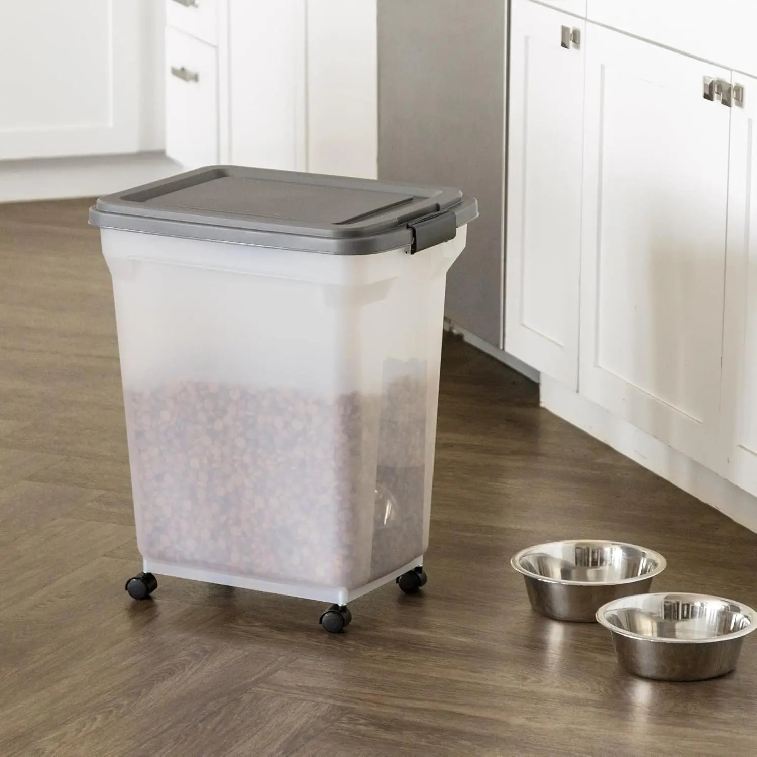 Dog Food Storage Container 40 lbs with Wheels