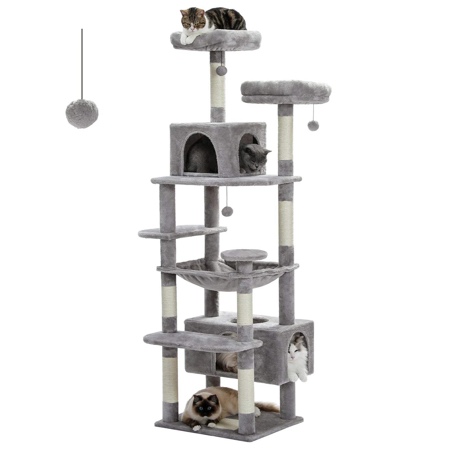 Large Cat Tree Tower for Indoor Cats | Scratching Posts