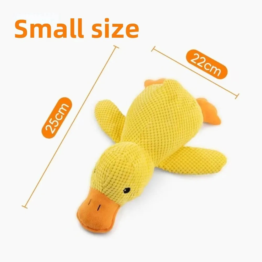Squeaky Duck for Dogs Plush Puppy Companion Toy