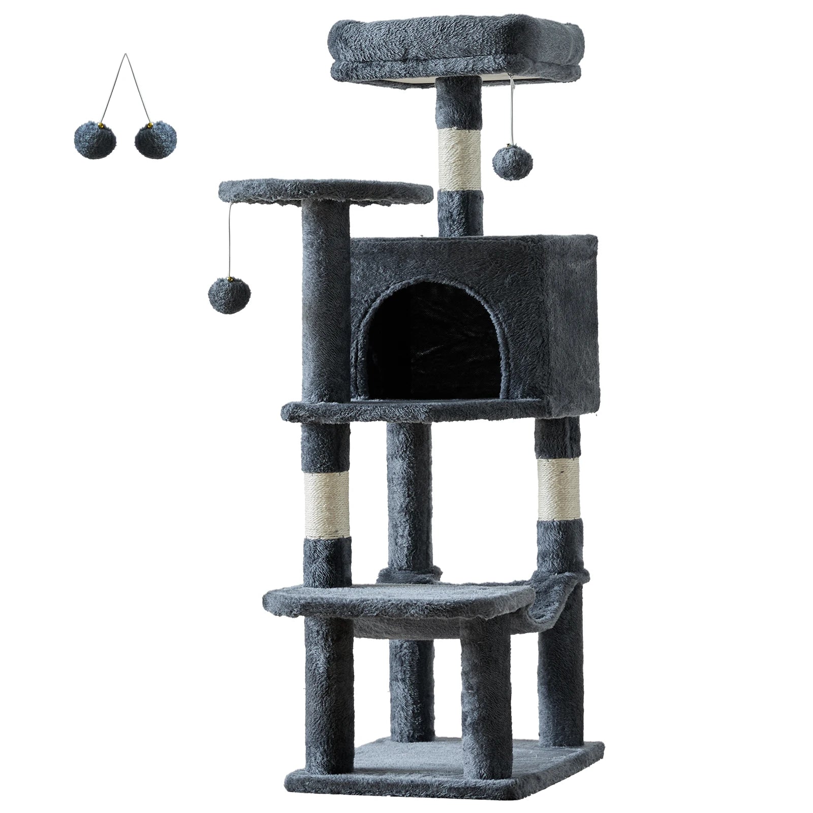 Cat Tree Tower for Indoor Cats with Scratching Posts