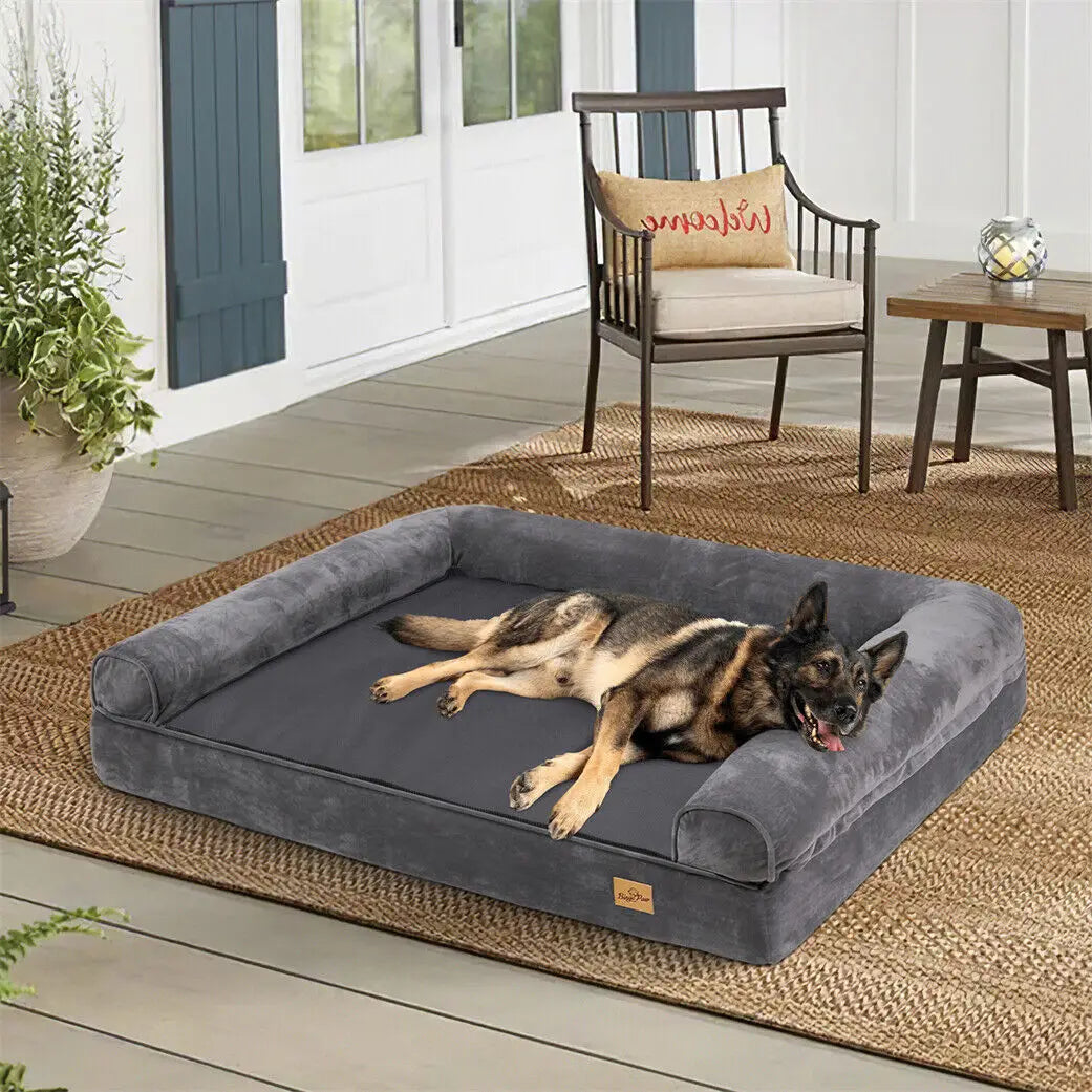 Dog Beds with Orthopedic Pet Mattress and Cushion