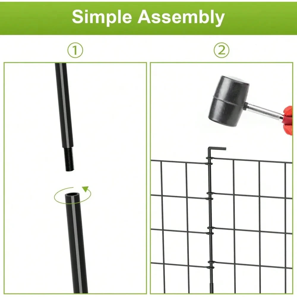 Rustproof Metal Wire Fence for Dogs