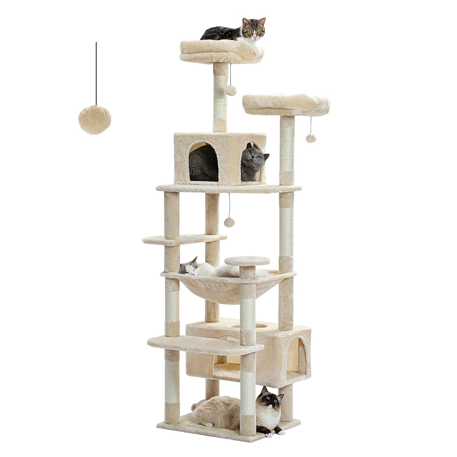 Large Cat Tree Tower for Indoor Cats | Scratching Posts