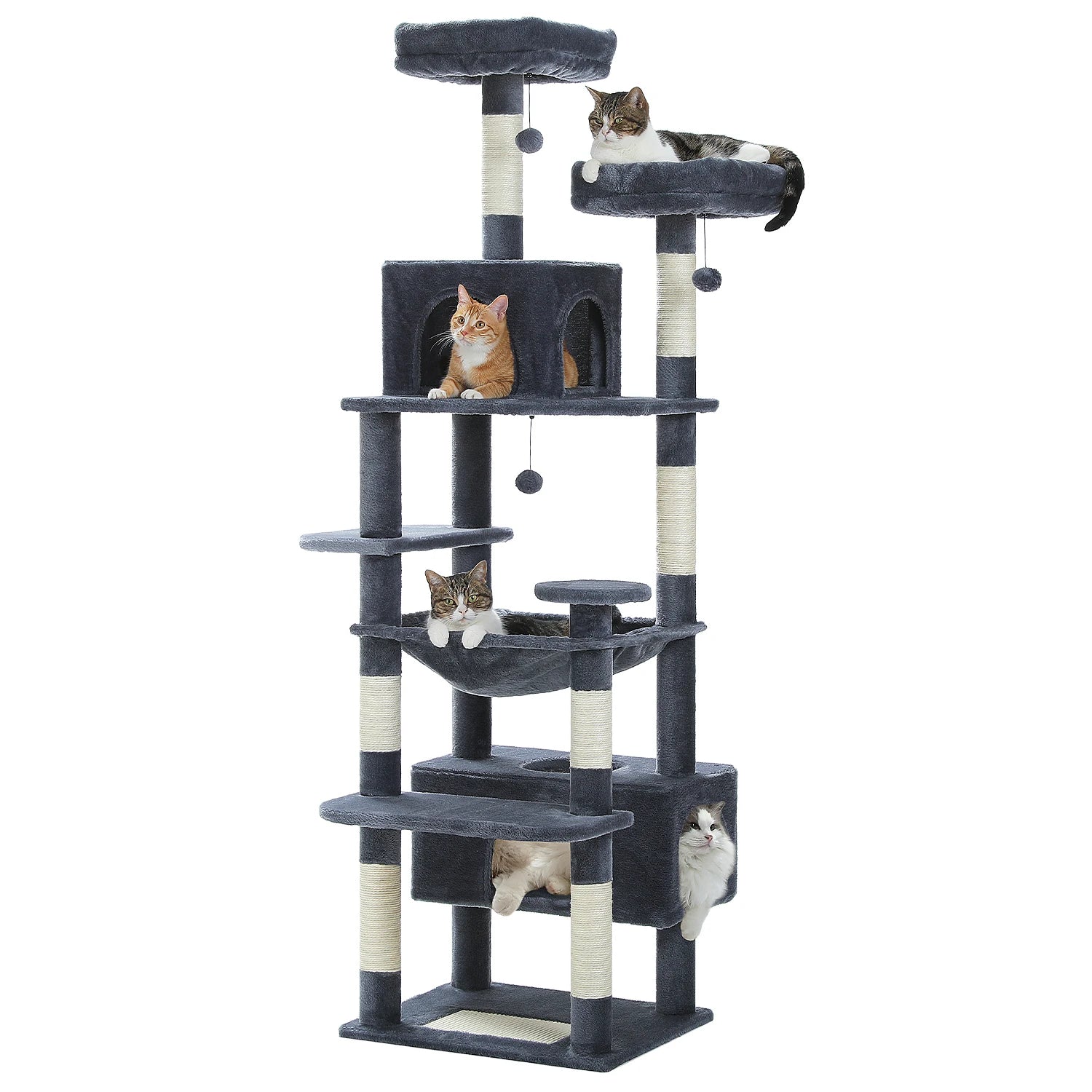Large Cat Tree Tower for Indoor Cats | Scratching Posts