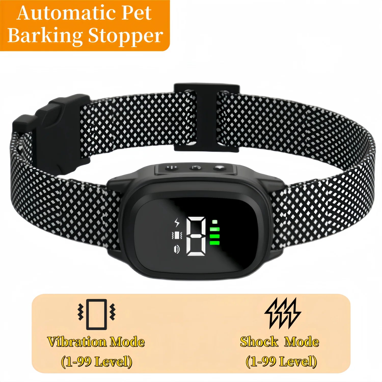 Waterproof Dog Bark Collar for Small & Medium Dogs
