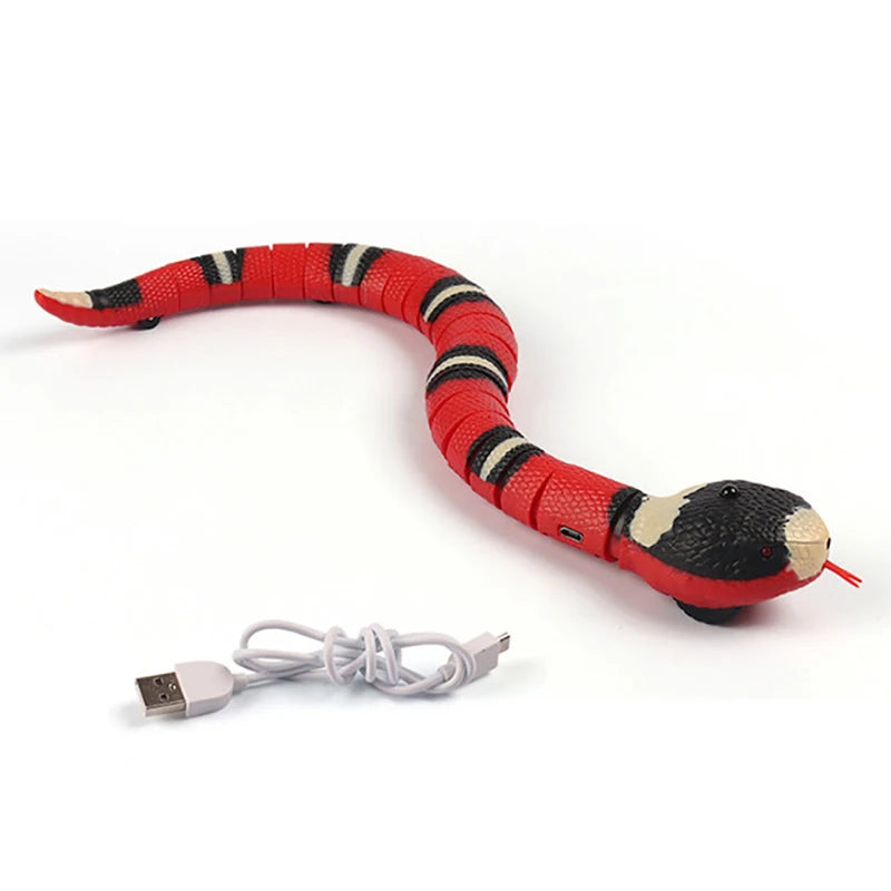 Interactive Smart Snake, USB Rechargeable, Tease Toys for Cats.