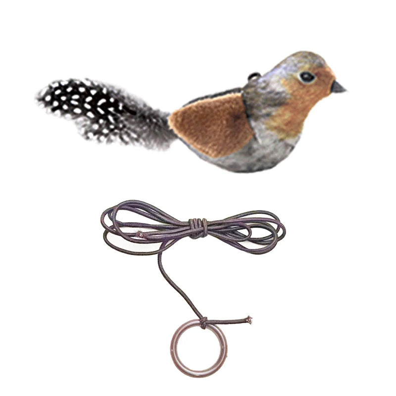 Lifelike Bird Cat Teaser