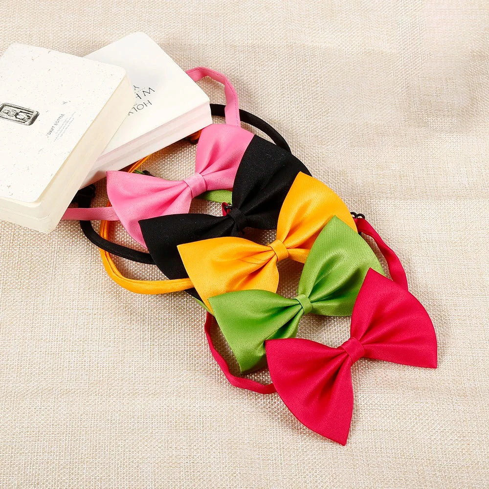 Adjustable Pet Bow Tie for Cats Dogs Puppies and Kittens