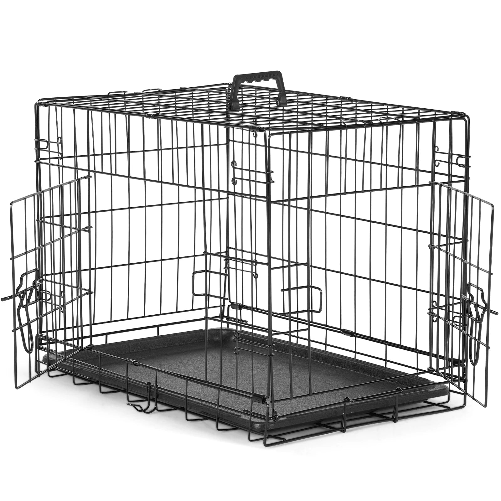 48 Inch Double Door Metal Dog Kennel for Large Dogs