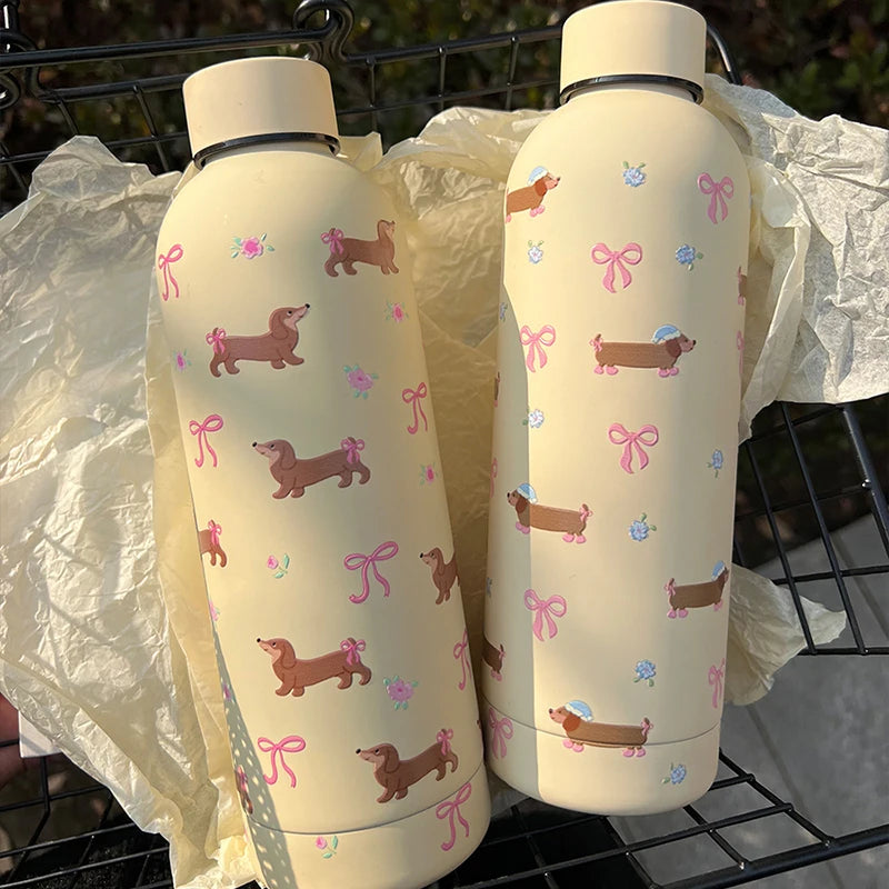 Dachshund Puppy Stainless Steel Thermos & Thermal Water