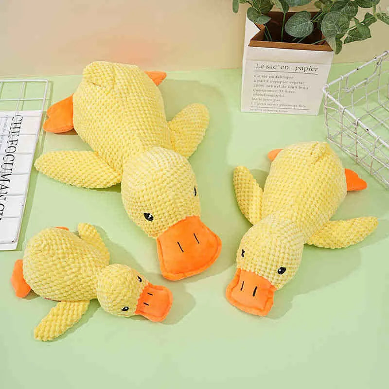 Squeaky Duck for Dogs Plush Puppy Companion Toy