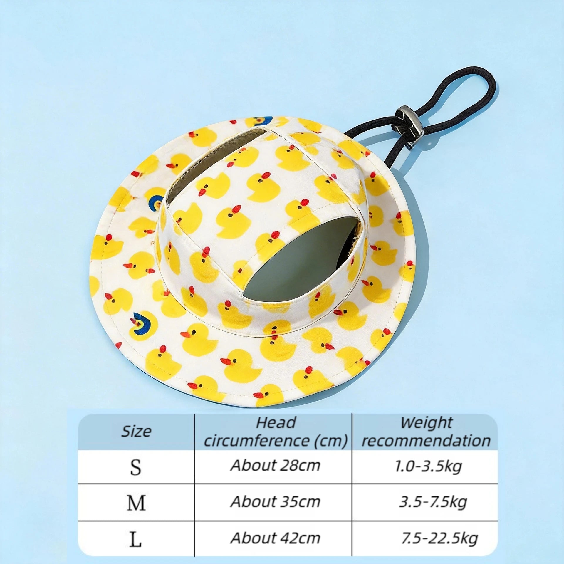 Adjustable Dog Hat Cute Print Cap for Cats and Dogs