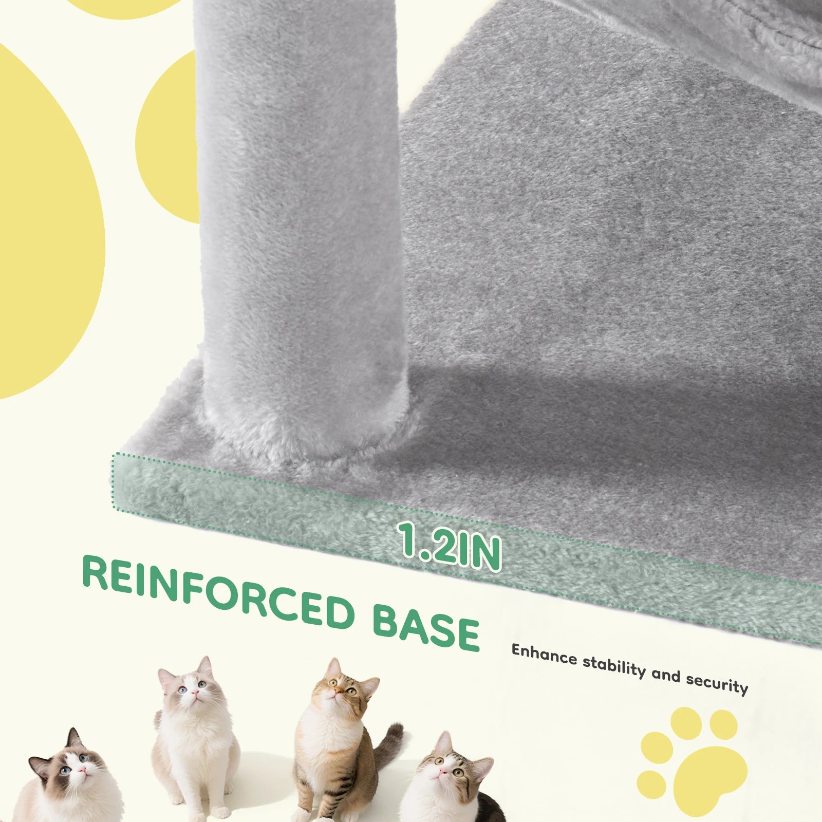 Cat Tree Tower for Indoor Cats with Scratching Posts