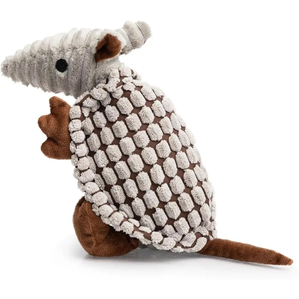 Armadillo-Inspired Squeaky Dog Toy