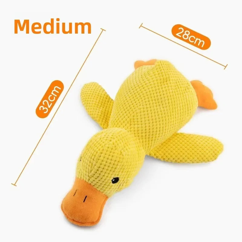Squeaky Duck for Dogs Plush Puppy Companion Toy