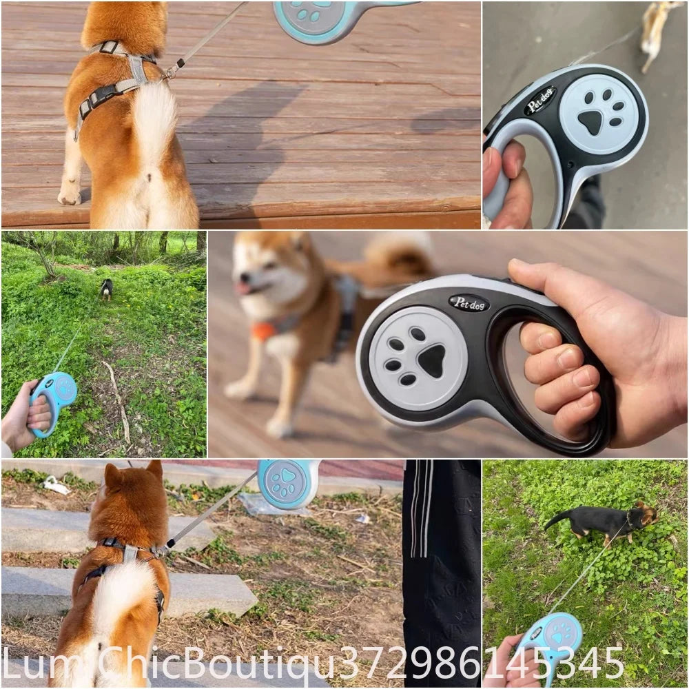 3M5M Strong Retractable Nylon Dog Leash
