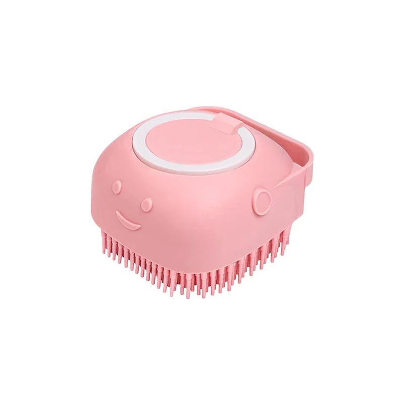 ep 7 — Image Alt Tag  Pet Bathing Brush with Shampoo Dispenser for Dogs