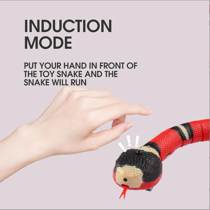 Interactive Smart Snake, USB Rechargeable, Tease Toys for Cats.