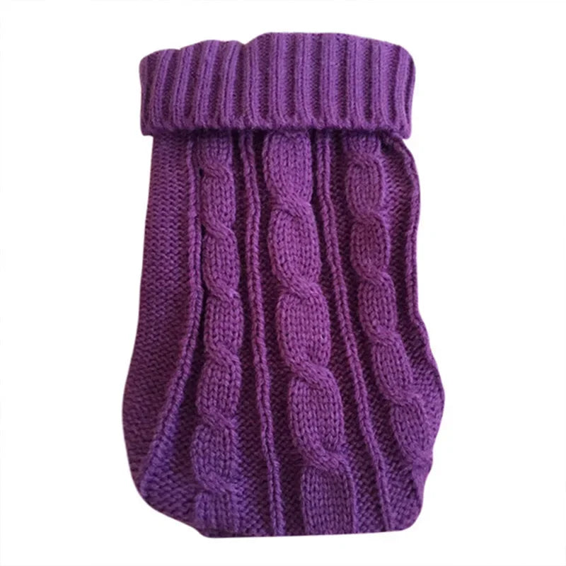 Winter Knitted Sweater for Small Dogs, Medium Dogs & Puppies.