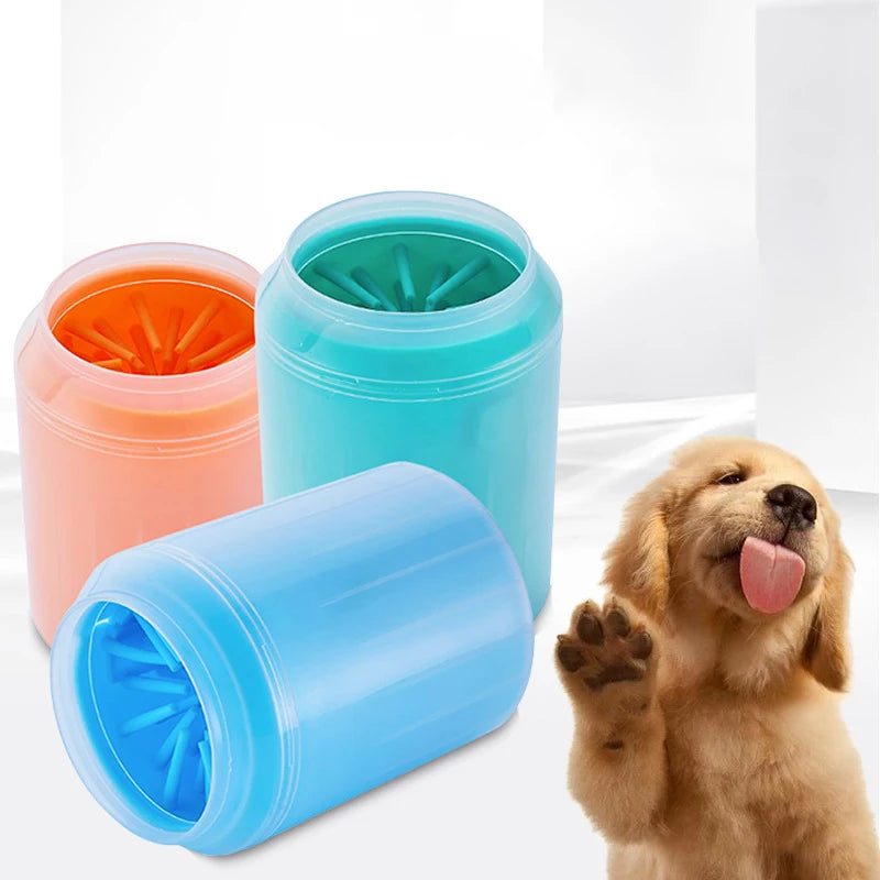 Dog Paw Cleaner Cup Soft Silicone Combs for Dogs