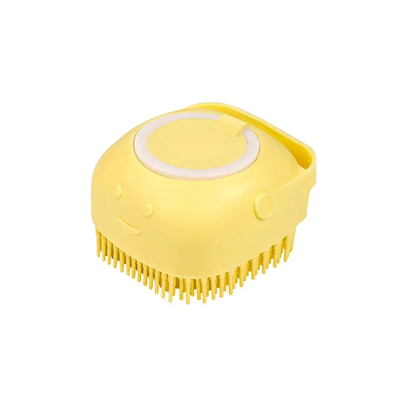 ep 7 — Image Alt Tag  Pet Bathing Brush with Shampoo Dispenser for Dogs