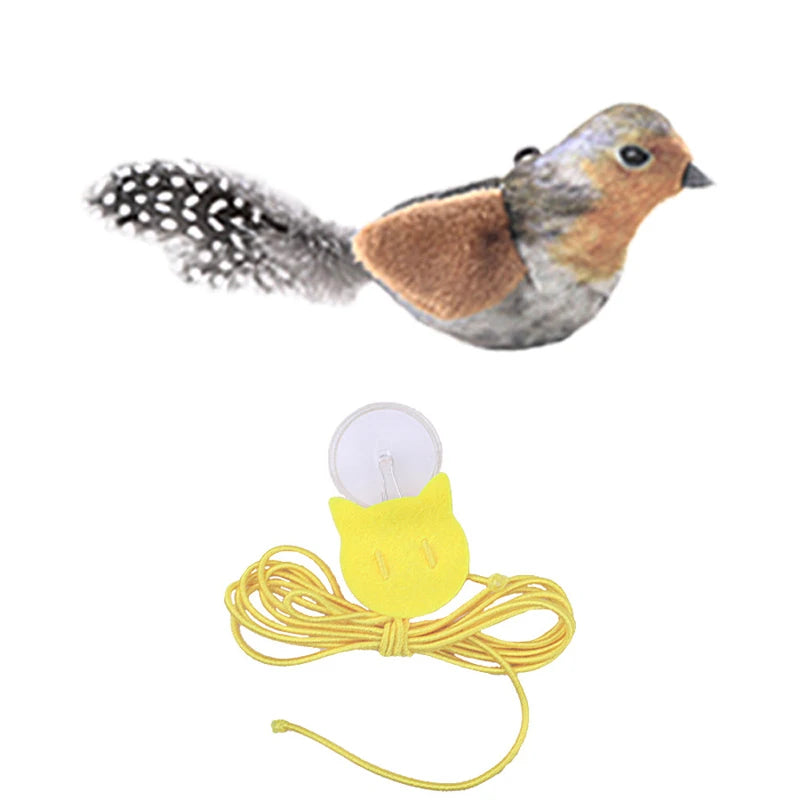 Lifelike Bird Cat Teaser