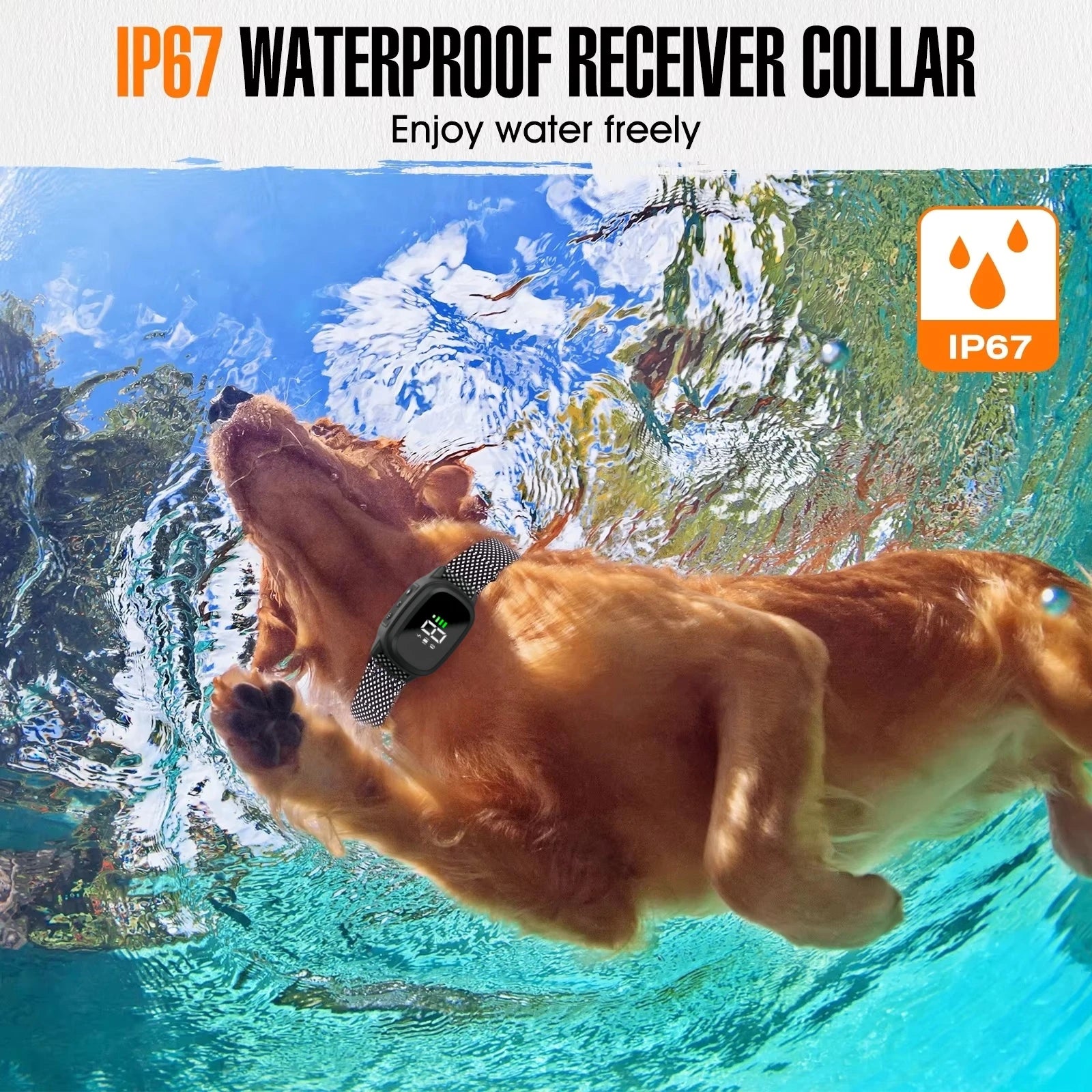 Waterproof Dog Bark Collar for Small & Medium Dogs
