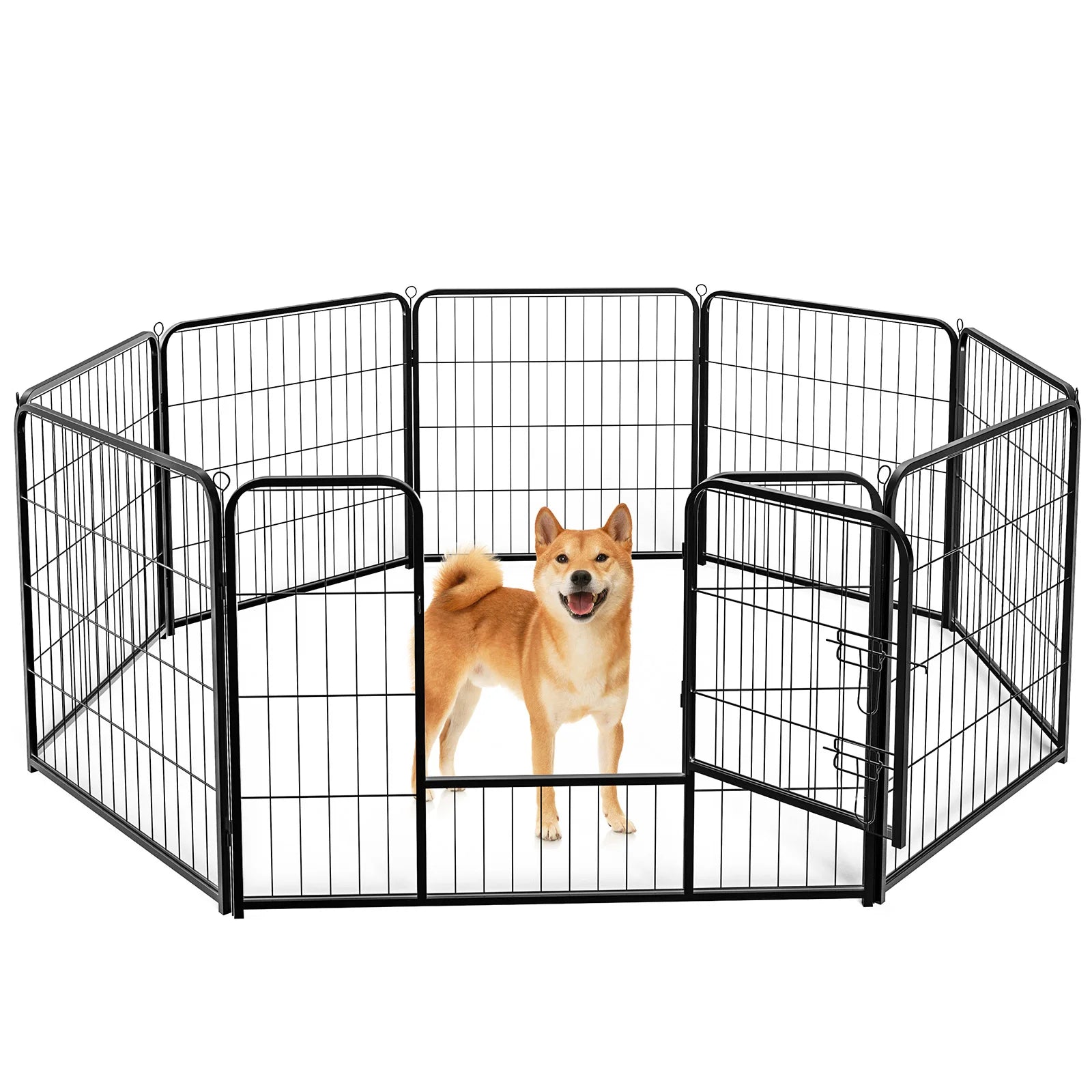Metal Panels Outdoor Playpen for Dogs and Cats