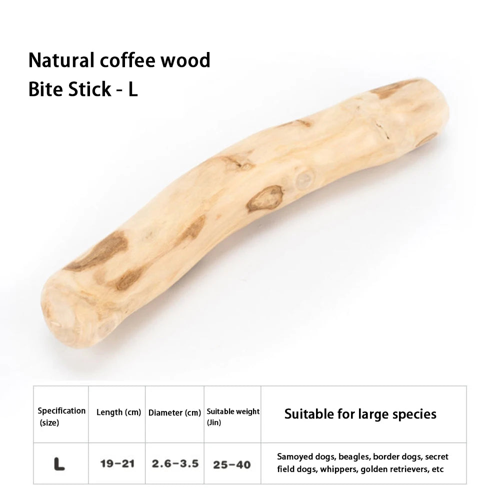 Coffee Wooden Dog Chew Stick for Dogs