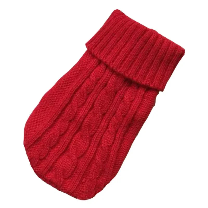Winter Knitted Sweater for Small Dogs, Medium Dogs & Puppies.