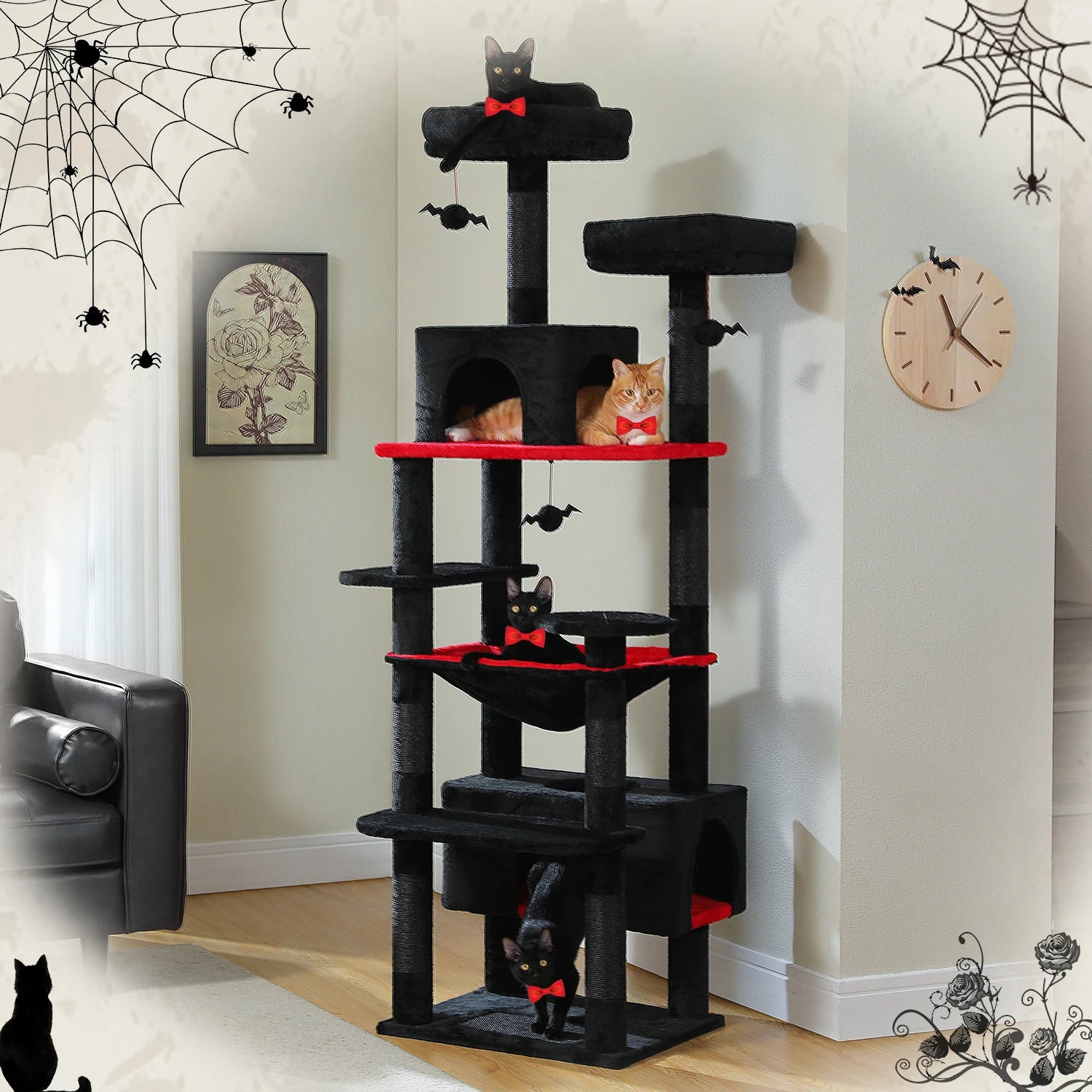 Large Cat Tree Tower for Indoor Cats | Scratching Posts