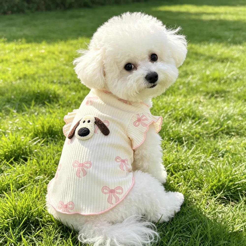Elastic Pet T-shirt Vest for Dogs, Puppies and Cats